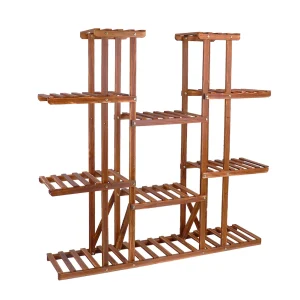 Wooden Plant Shelf Flower Pot Stand